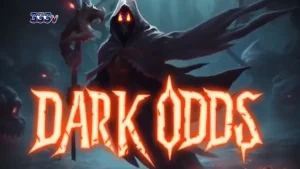 Tampilan visual slot Dark Odds dengan tema horor yang mencekam.